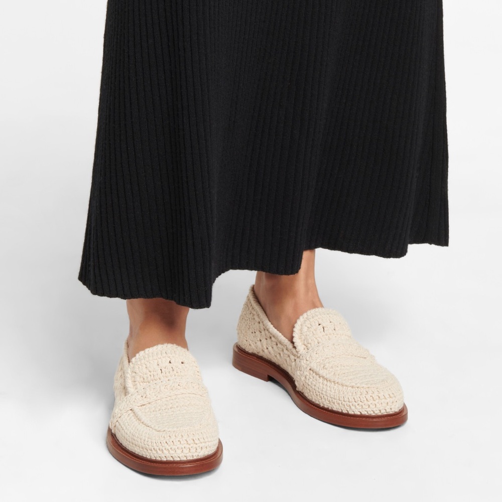 Chloe Kayla crochet loafer 36.5
